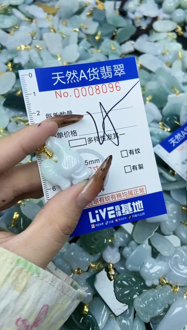 【闪购商品】翡翠颈饰未镶嵌天然A货翡翠