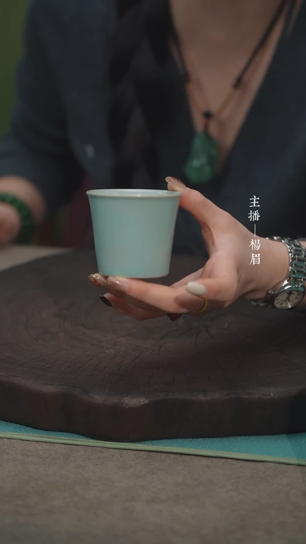 【闪购商品】可乐杯120ml-汝瓷张海英-眉