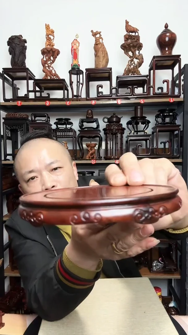 紫砂W**X底座木底座木