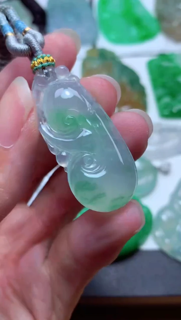 翡翠未镶嵌颈饰天然翡翠