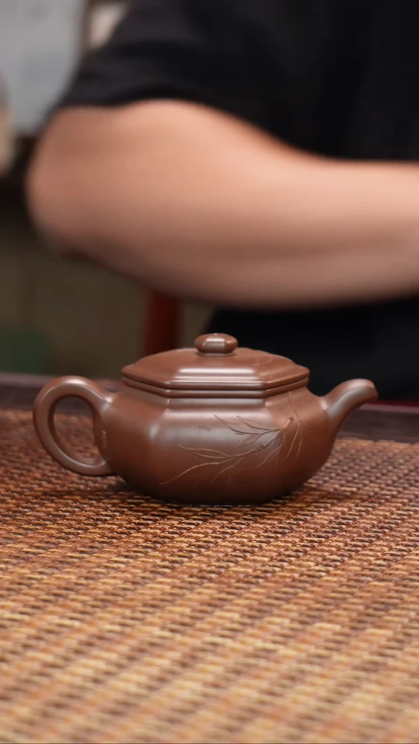 茶壶紫砂汀禾紫砂六方仿古