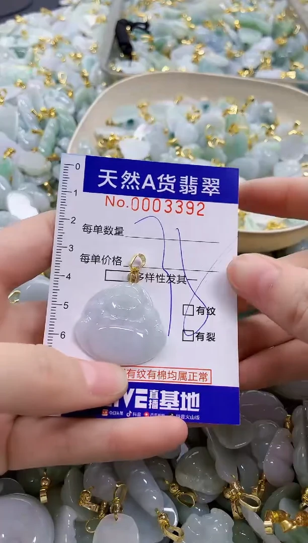 颈饰未镶嵌翡翠天然A货翡翠
