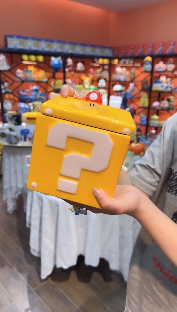 瓷片@@问号陶瓷储物收纳罐