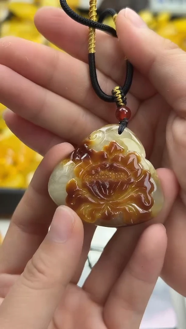 裸石琥珀未镶嵌琥珀蜜蜡吊坠