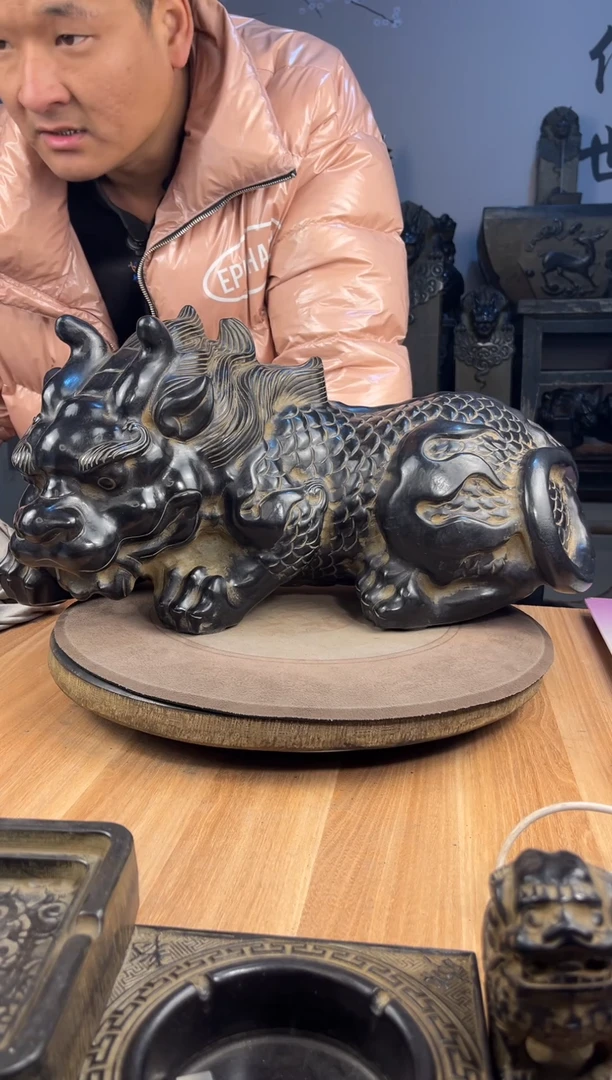 石材青石仿古49貔貅天禄辟邪一对