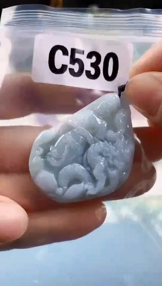 翡翠未镶嵌颈饰天然翡翠吊坠挂件