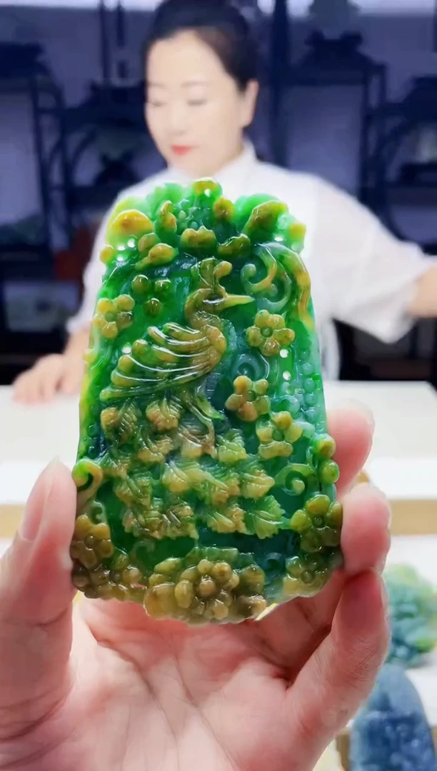 未镶嵌定制翡翠毛货09190209