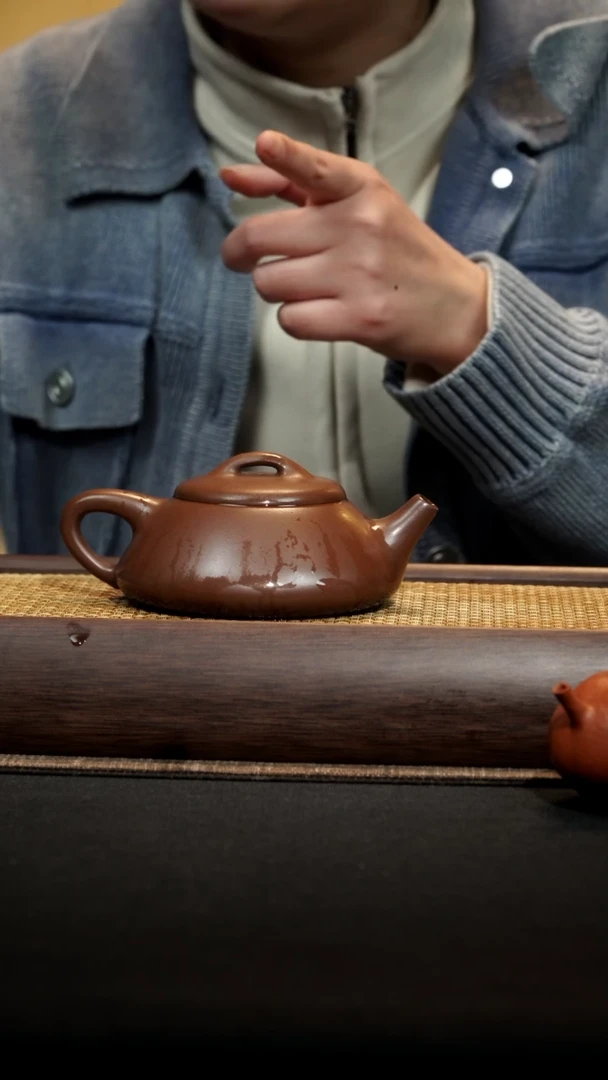 【闪购商品】紫砂茶壶纳瓢紫泥壶