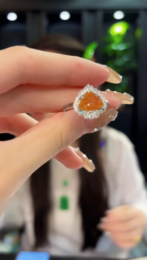 翡翠戒指未镶嵌13缅料A货/多样性发货/一件