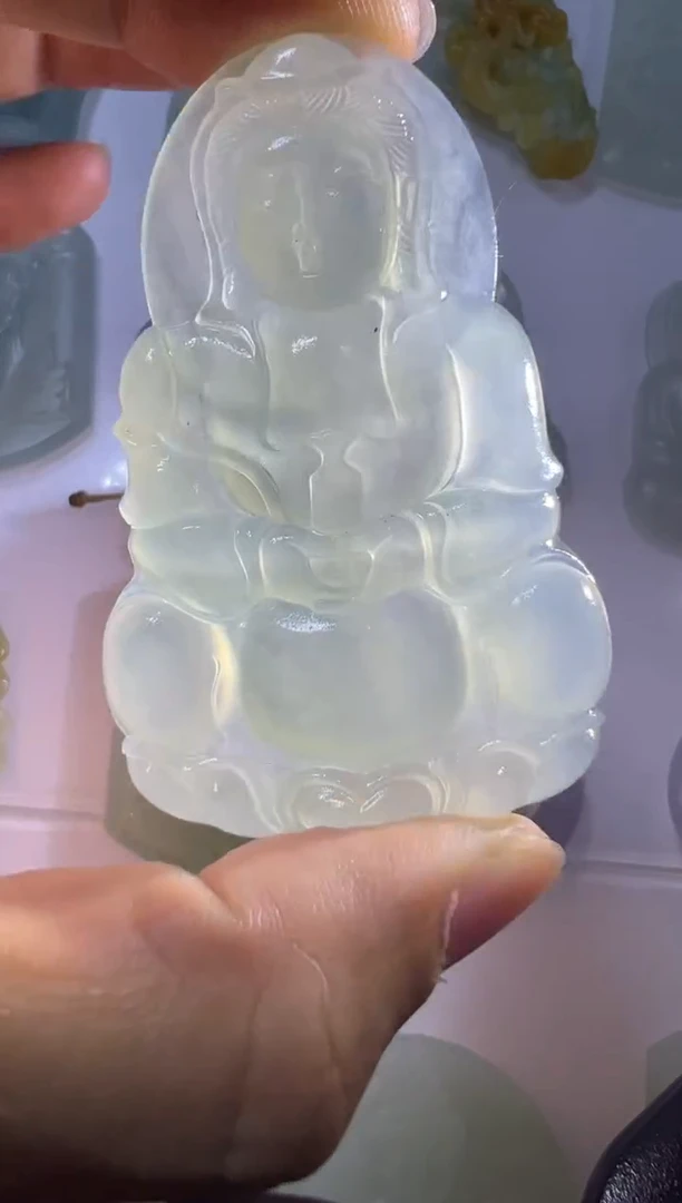 未镶嵌定制翡翠观音