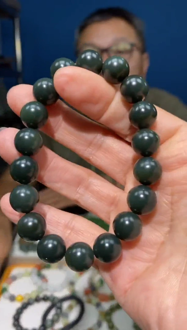 手链未镶嵌和田玉颜色多样性发货拍一发一