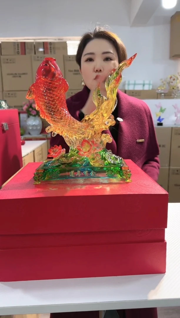 【闪购商品】琉璃椿野花器-qw-早36