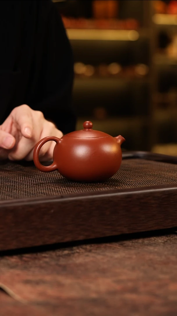 茶壶紫砂西施 李丹 朱泥大红袍