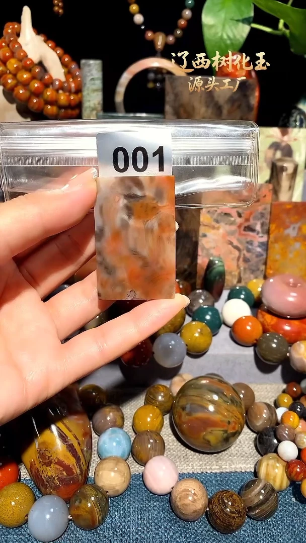 未镶嵌-硅化玉天然北票硅化玉吊坠