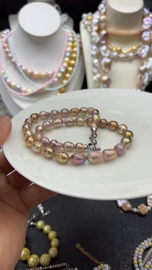 颈饰未镶嵌淡水珍珠多人