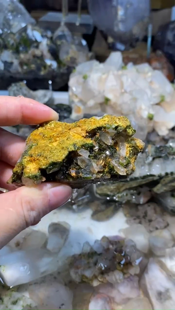 未镶嵌珠宝半成品水晶42号87g四川超七花园水晶