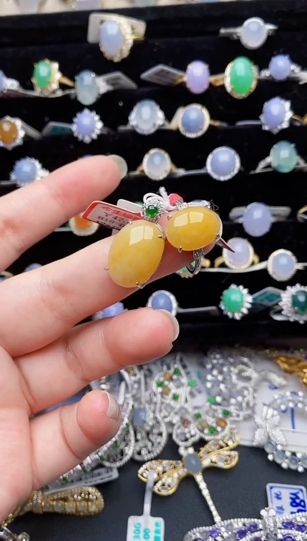 颈饰银S925镶嵌翡翠1542