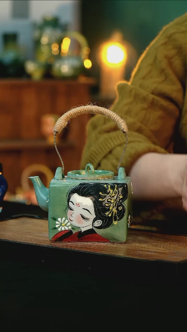 【闪购商品】杯手绘心瓷陶瓷浮力