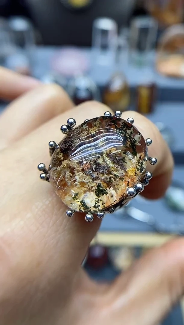 【闪购商品】水晶戒指银S925镶嵌水晶水晶
