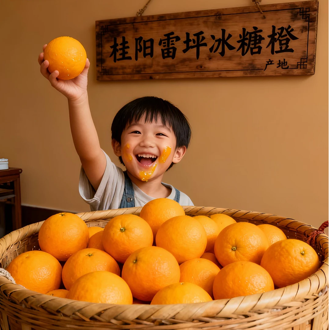 桂阳雷坪冰糖橙纯甜大果顺丰直发10斤装
