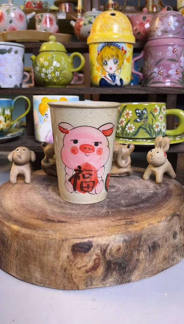 杯子景德镇手工手绘陶瓷