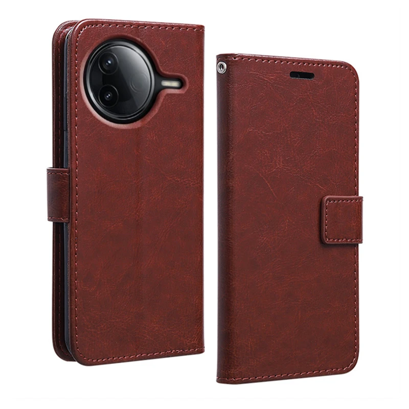 红米K80手机壳K80Pro保护皮套小米Redmi翻盖式防摔插卡软硅胶外壳