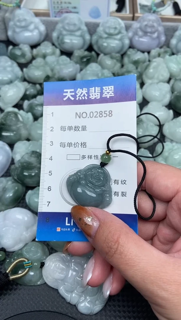 颈饰未镶嵌翡翠保真天然缅翡2858