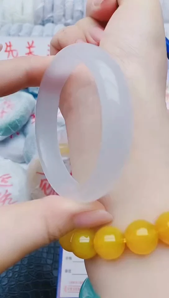 未镶嵌手镯石英质玉x11+58-59