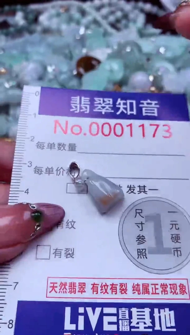 吊坠(不含链)未镶嵌翡翠1173