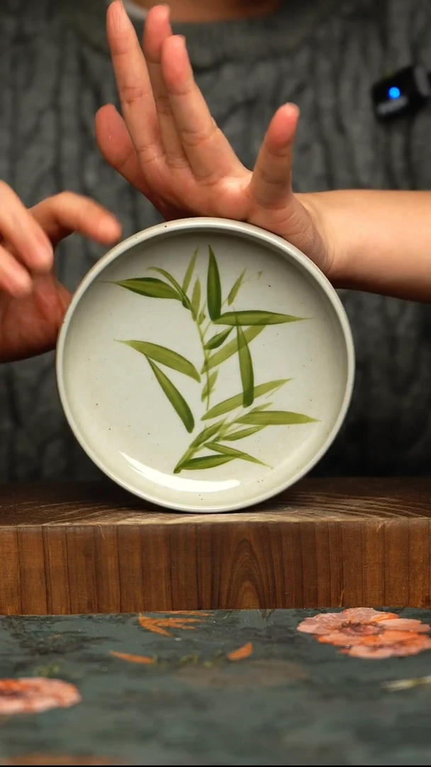 杯釉下彩手工手绘同款陶器