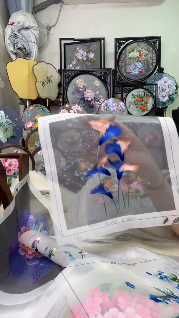刺绣门***下苏绣作品苏绣绣片