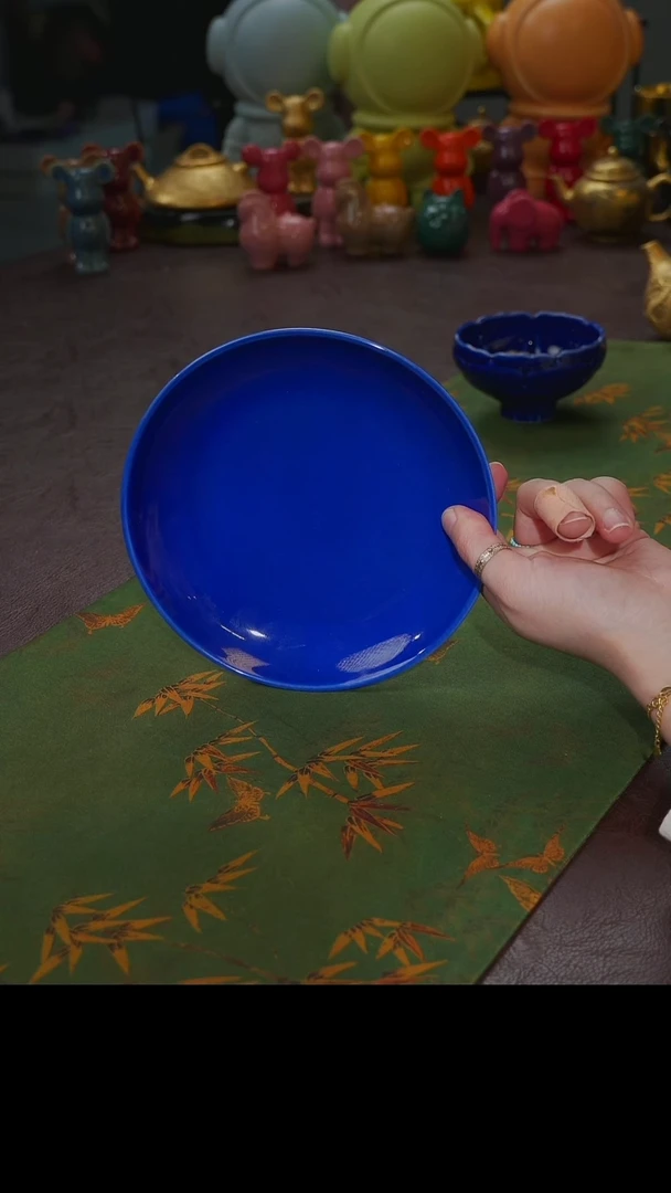 杯【宜景窑蓝宝王子系列】壶承