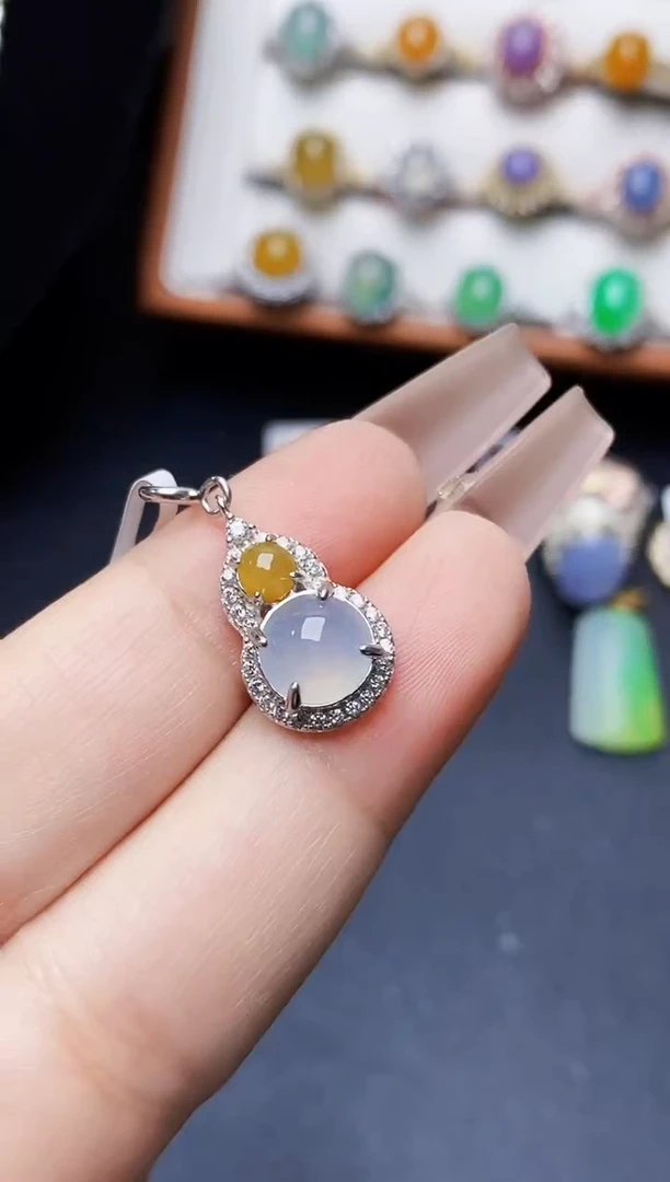 银S925镶嵌戒指翡翠1362