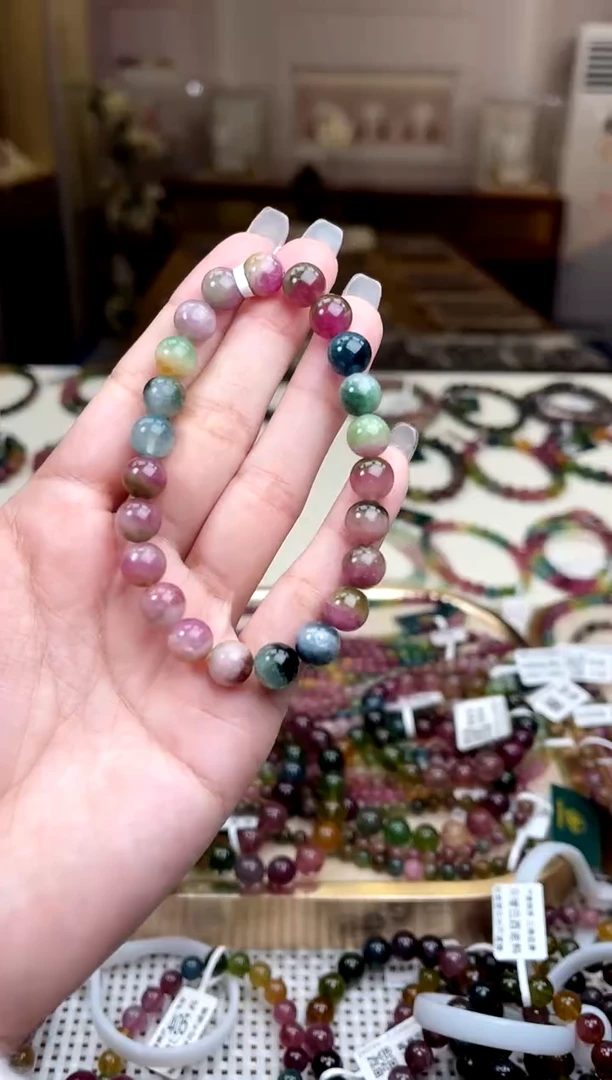 【闪购商品】碧玺/未镶嵌8mm+碧玺单圈多样性发货