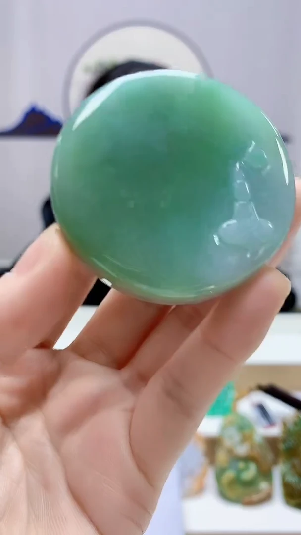 未镶嵌定制翡翠4852DD-毛货挂件123