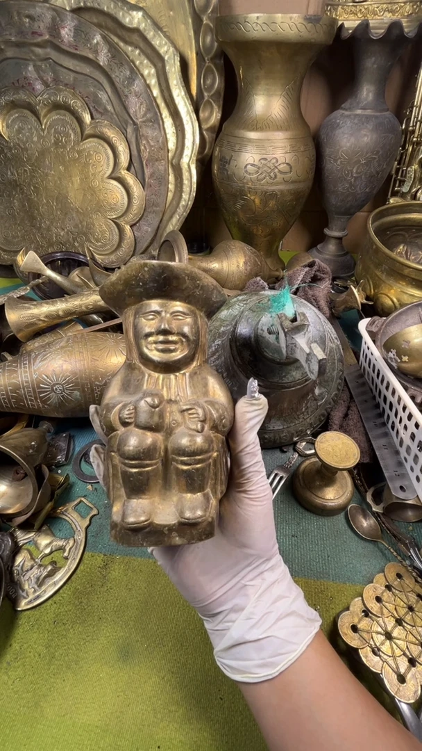 a*亿锦铜回流铜器摆件88