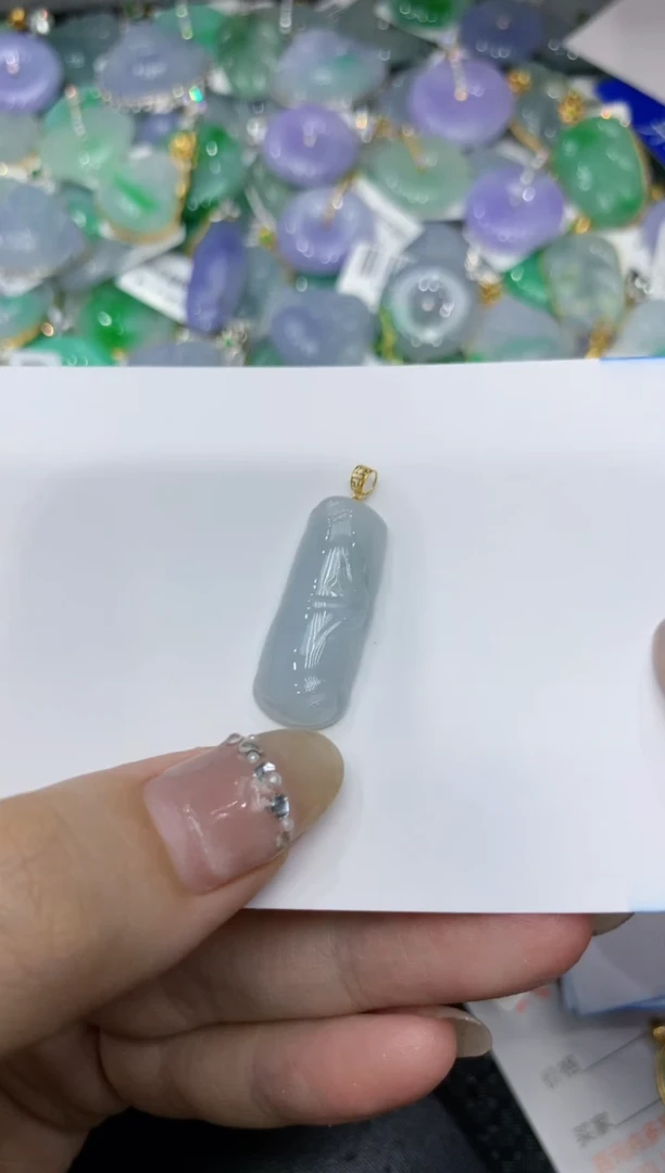 【闪购商品】翡翠颈饰18K金镶嵌222222222