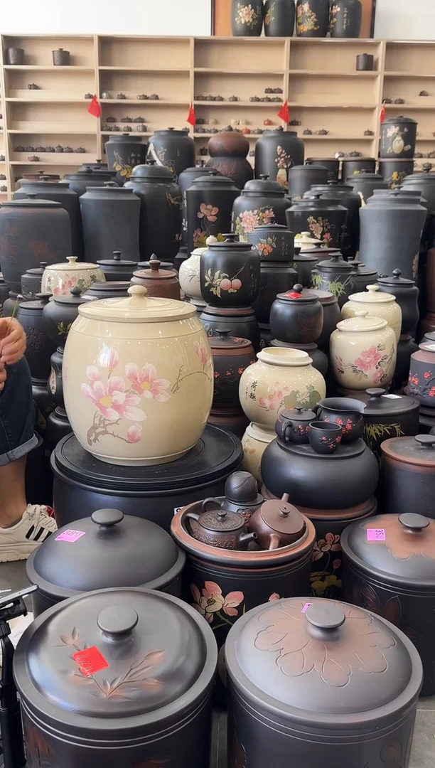 罐瑕疵茶缸33cm白泥  292