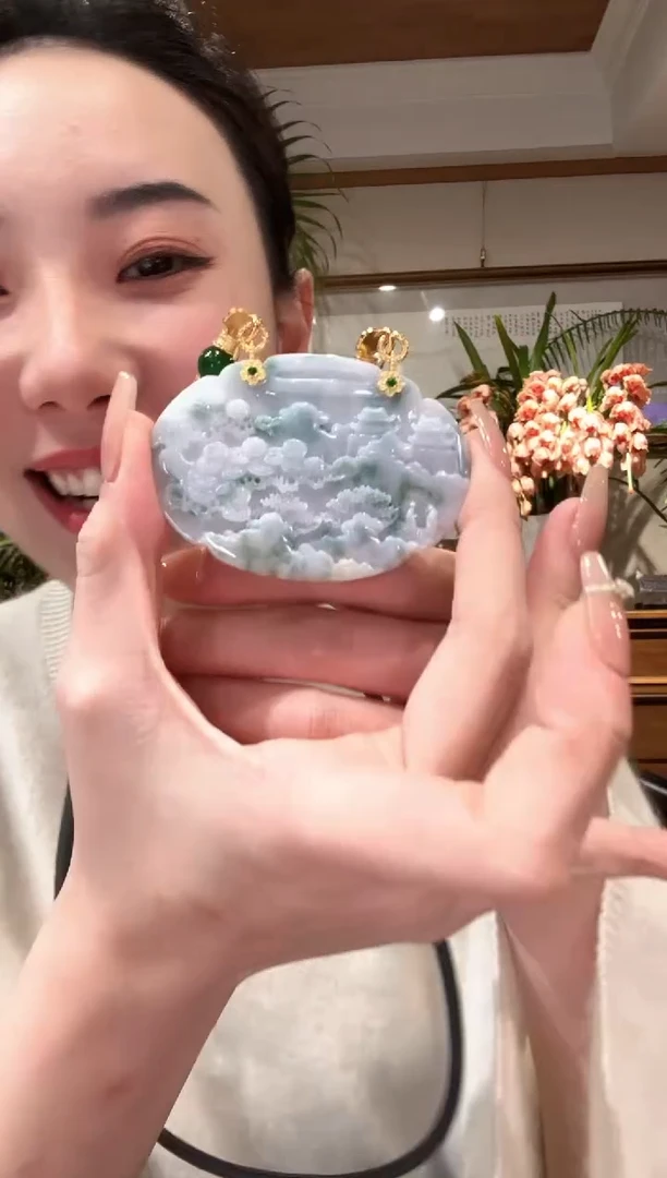 【闪购商品】翡翠颈饰未镶嵌国风