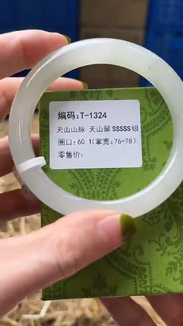 未镶嵌手镯石英质玉T1324