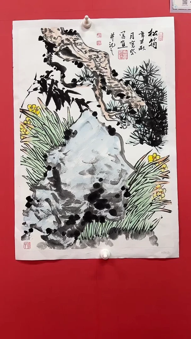 国画孟宪岱手绘国画