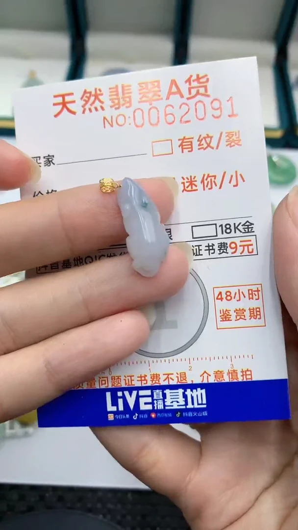 【闪购商品】翡翠颈饰18K金镶嵌            8