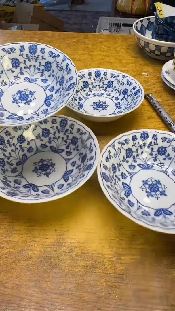 瓷器瓷器瑕疵脏旧137四个