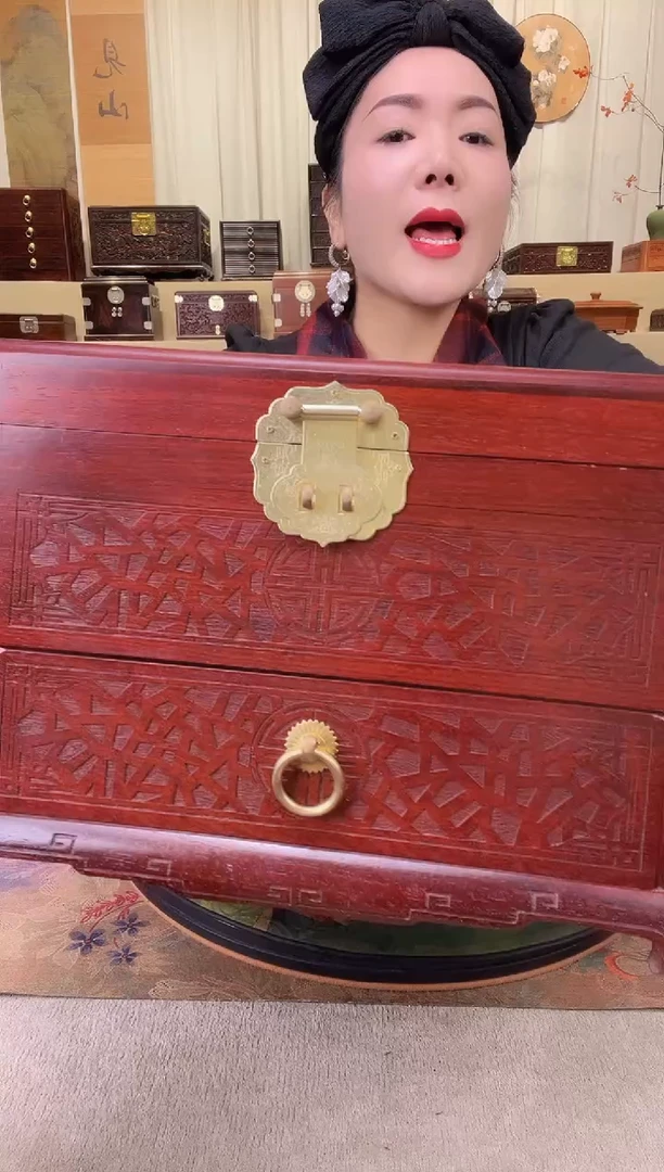 【闪购商品】紫檀木类成套家具紫檀首饰盒