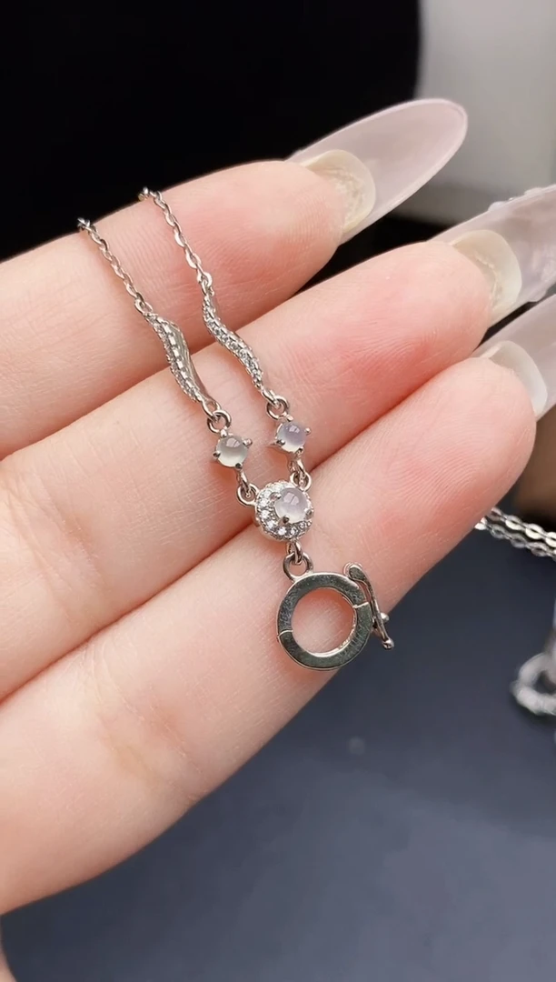 银S925镶嵌戒指翡翠0839