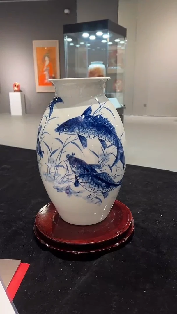 其他瓷崔景哲-瓷器-C小-年年有余