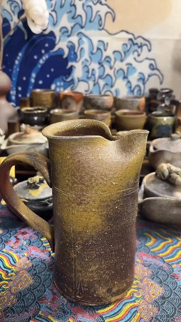 凉水壶日式备前烧茶具茶周边