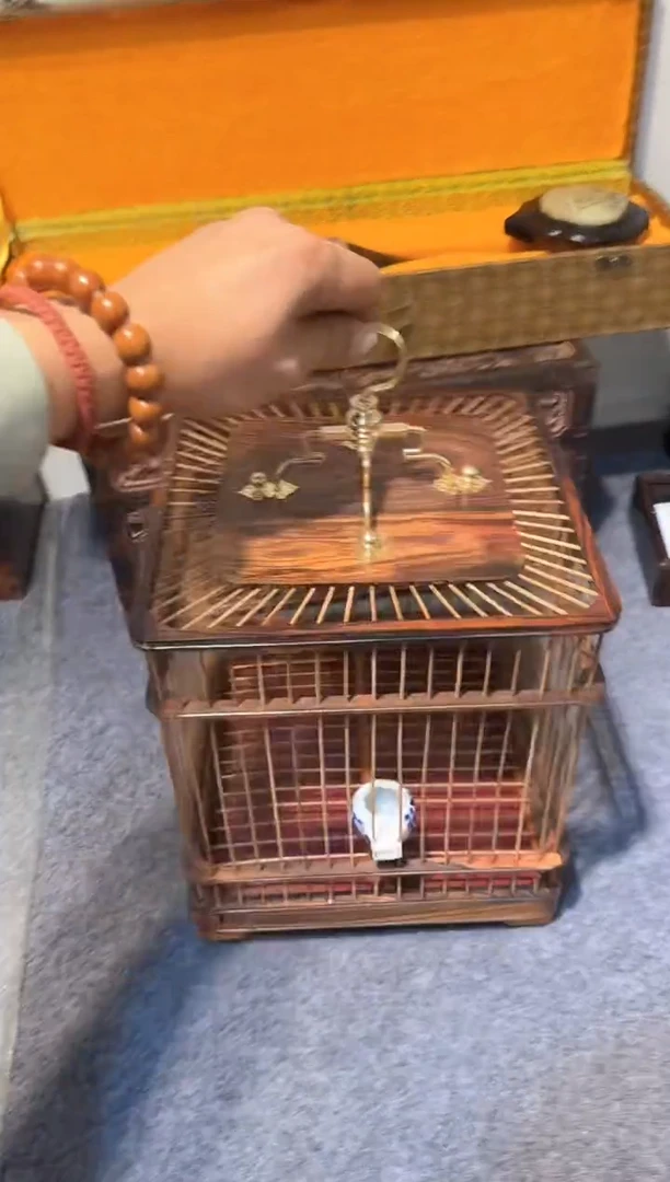 【闪购商品】木木雕鸟笼一个1111111111111