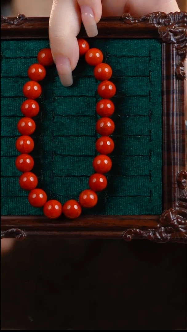 未镶嵌手串南红玛瑙手串9mm