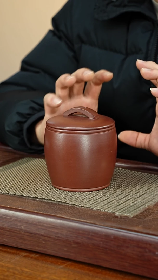 宜兴原矿紫砂茶叶罐